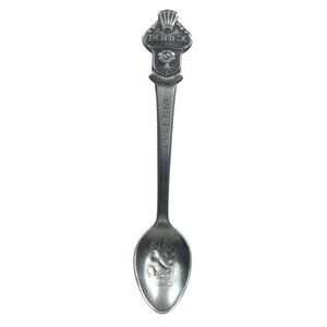 Rolex Watch Bucherer Lucerne Switzerland Collectors Souvenir Spoon Silver Tone